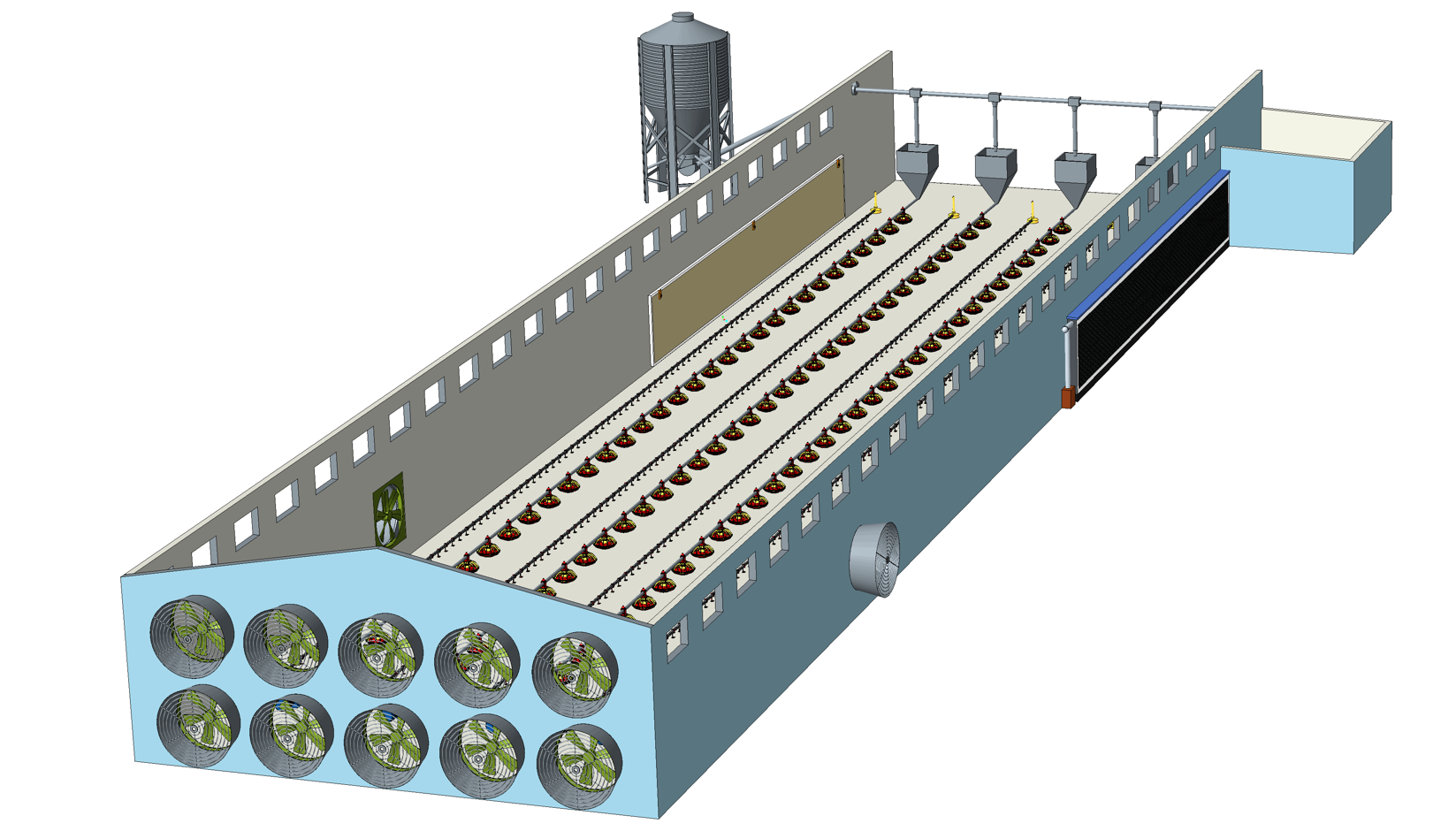 Chicken Farm Environmental Control Equipment: Key Technology To Improve Breeding Benefits