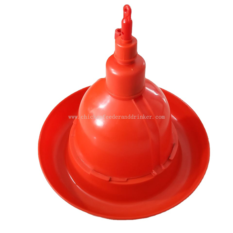 New Design Durable Space Saving Plasson Bell Automatic Poultry Drinker for Chickens LM-69