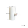 High quality special plastic tee for aquaculture, household aquaculture water pipe adapter pipe LML-74
