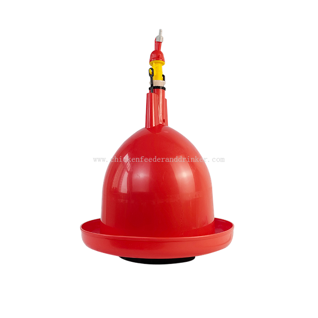 Poultry Watering System Chick Bell Drinker Easy Fill Chicken Watering Drinker Automatic Water Feeder for Chickens LM-137