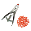 Pigs And Sheep Castration Pliers And 100 Particulate Rubber Ring Castration Device Castration Bander Elastrator