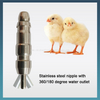 Poultry Drinkers Stainless Chicken Drinker Nipple Drinker For Rabbit Poultry Drinking Line Equipments LM-05