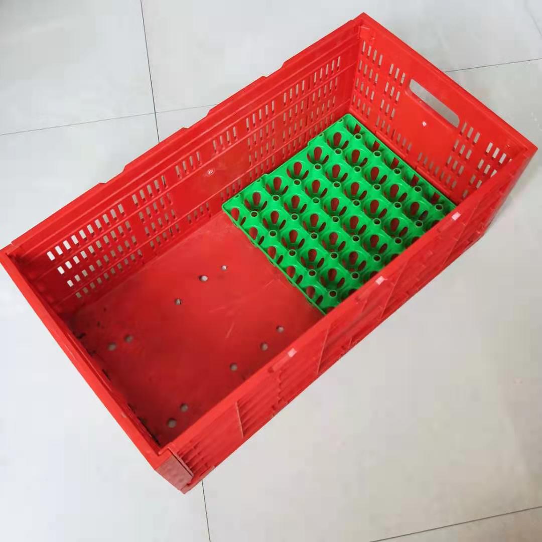 Plastic Egg Tray For 30 Chicken Eggs Stackable Egg Pallet Poultry Equipment LM-86