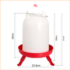 3kg 5kg 8kg Hanging Chicken Feeders with Legs Plastic 4L 8L Poultry Drinker Bucket Chicken Coop Automatic Feeding And Drinking Devices