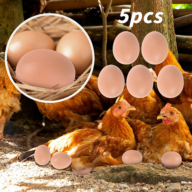 Wooden/Plastic Fake Eggs Chicken House Nest Fake Egg DIY Drawing Ornaments For Gift Easter Eggs LMA-13