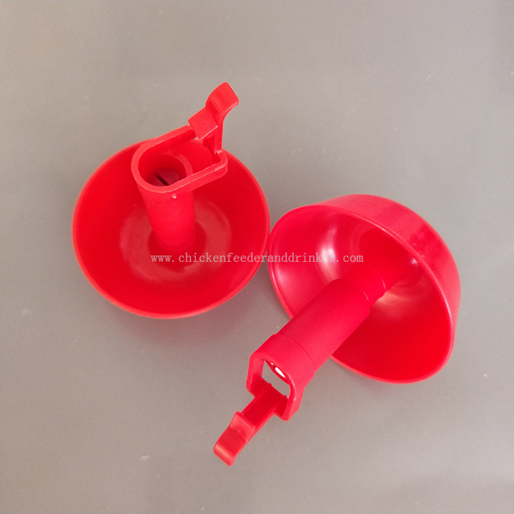 Round Plastic Nipple Drip Cup Automatic Drinking Water Hanging Cup Chicken Water Cup Poultry Drip Cup LM-64