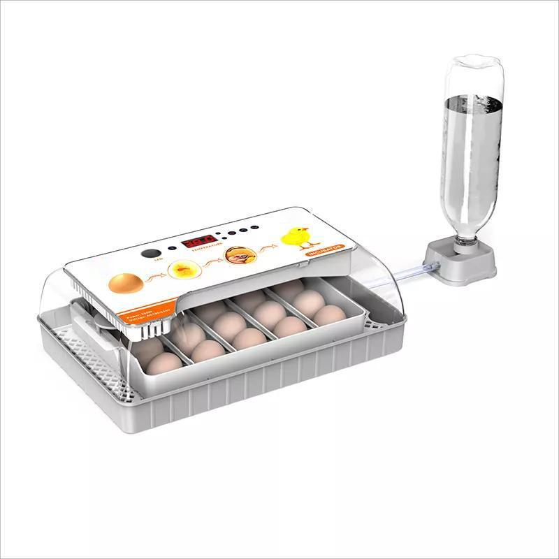 External Water Filling Device Automatic Chicken Egg Incubator Hatching 20 Eggs Capacity