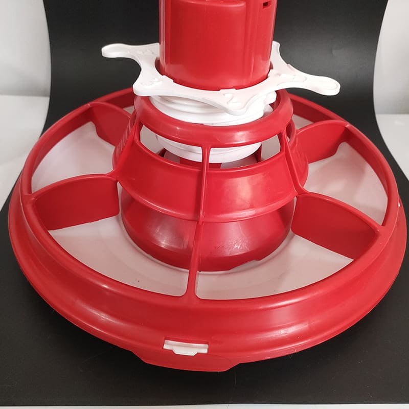 Poultry Farm Chicken House Automatic Chicken Pan Feeding Line Feeder Pan For Broiler LML-61