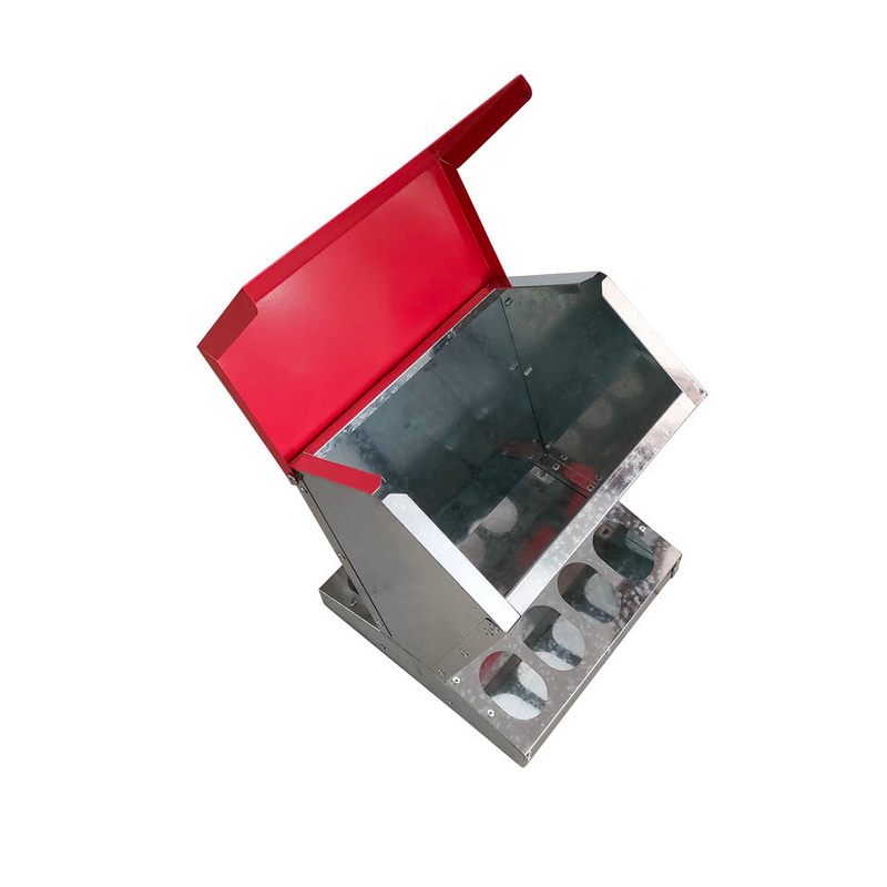Galvanized Metal Poultry Feeders And Drinkers Automatic No Waste
