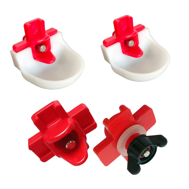 Horizontal Side Mount Chicken Nipple Drinker Poultry Water Nipples With Washer Nut And Drinker Cup Automatic Waterer Poultry Farms Chicken Drinker LM-134/LM-31