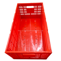 Live Chicken Transport Cage Chick Turnover Box Poultry Plastic Transport Crate for Duck Chicken Pigeon LMC-05