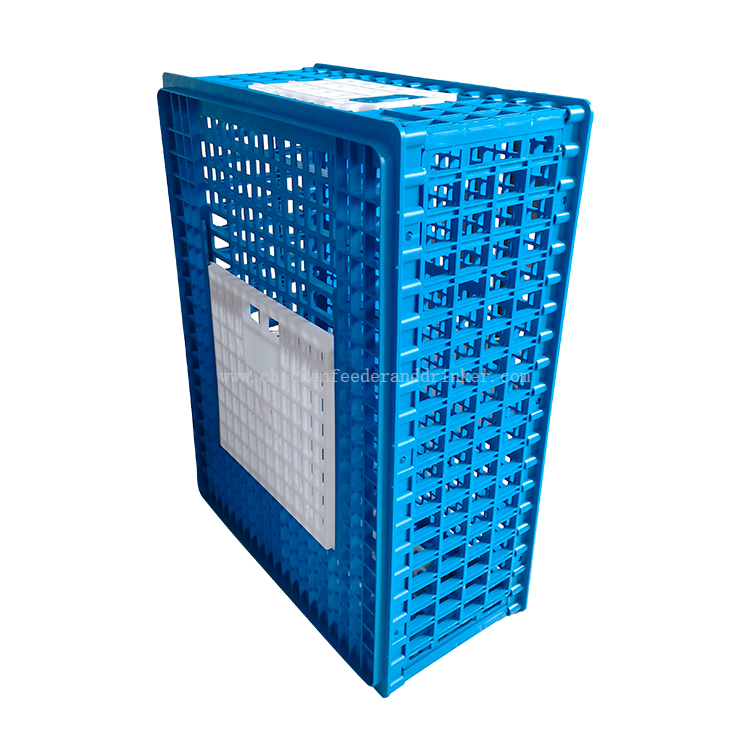 Chicken Transport Cage Poultry Farms Transport Boxes Plastic Broiler Chicken Transport Cage Adult Chicken Transfer Crate LM-96