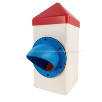 Diy Chicken Feeder Ports Rain Proof Poultry Duck Feeder Automatic Feed Kit Easy Use For Buckets Bins Troughs LM-128