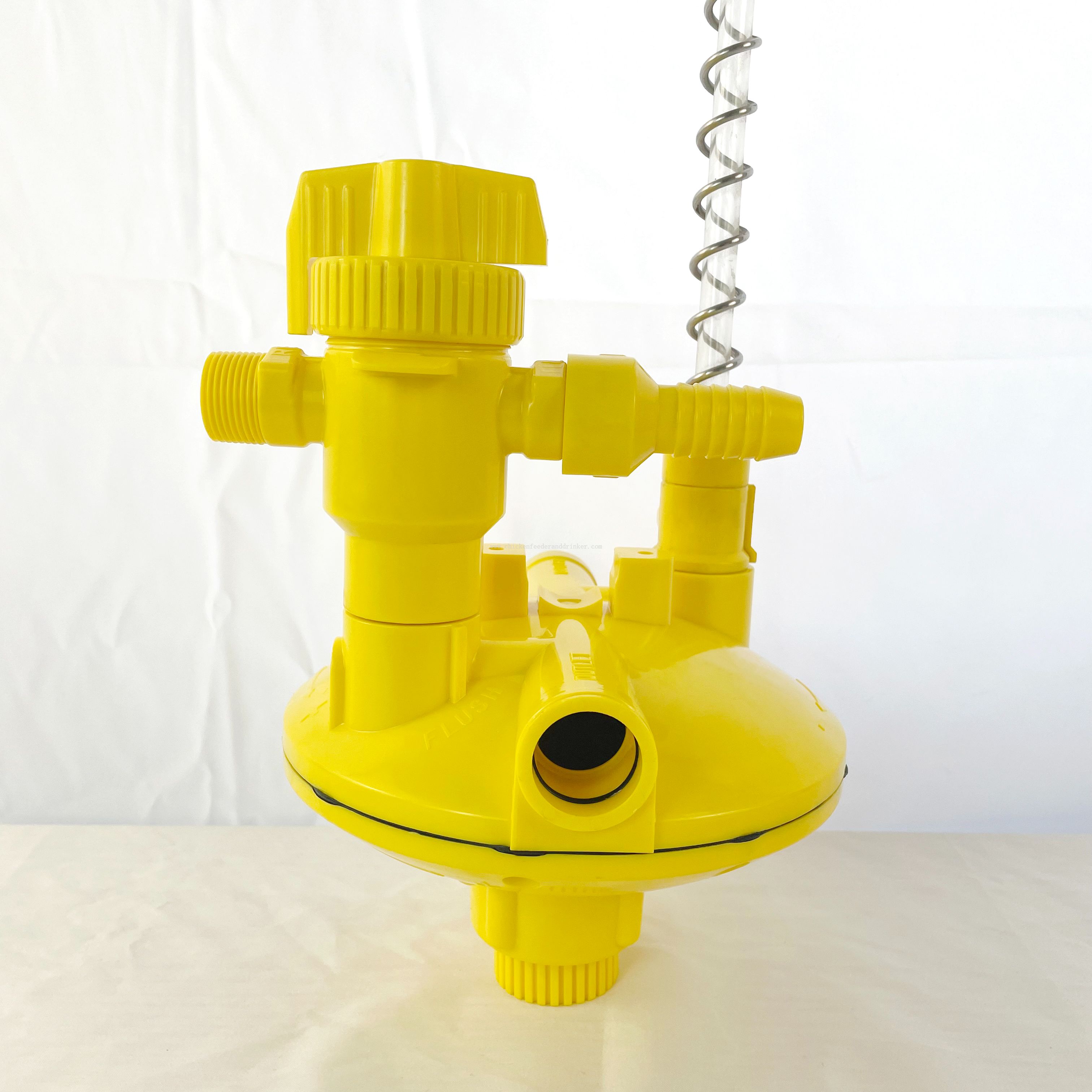 Nipple Drinker Watering Pipe System Chicken Water Pressure Regulator Two-Way Recoil Pressure Regulating Valve LML70